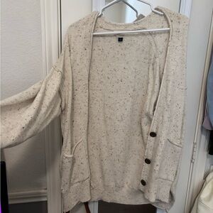 Cozy Cream Button-Up Sweater